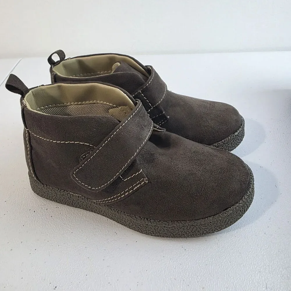 Jumping Beans Toddler Boy's Norris Brown  Hi Top Shoes - Size 10 NWB
